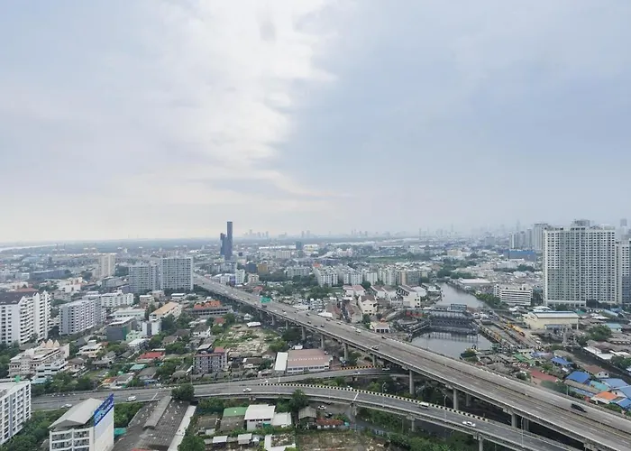 Apartment Spacious Luxury Loft Condo- Super Views! 5 Min Bts Bangkok
